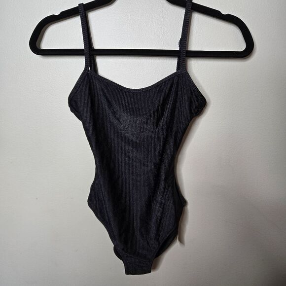 Aerie One Piece Full Coverage Black Swim XXS - Picture 1 of 6